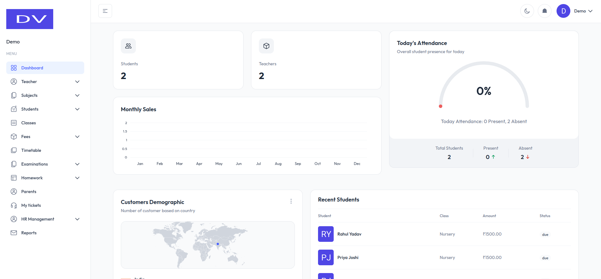 OrbitEdu Dashboard
